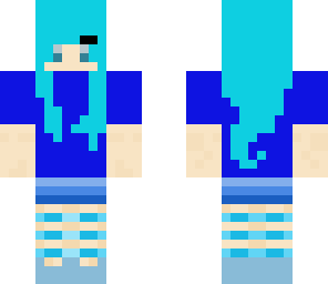 little blue girl