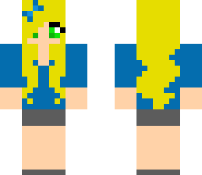 simple cyan girl