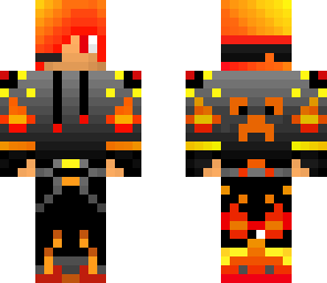flaming hair teen dude
