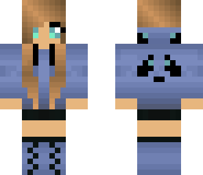 blue hoodie girl 