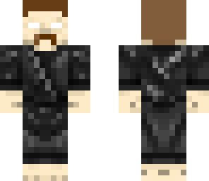 herobrine with a cloak