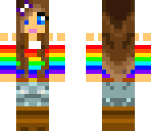 rainbow girl