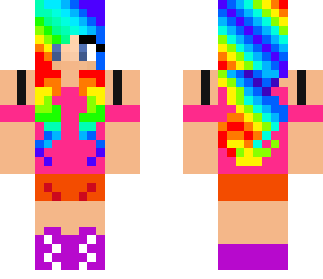 rainbow girl