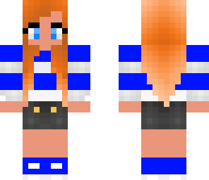 blue girl