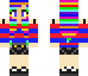rainbow hair