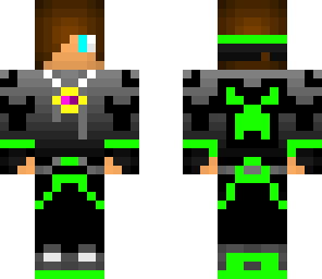green teen wth sky charm