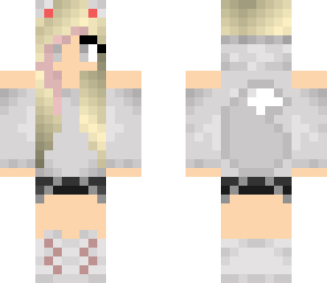 cute silver wolf girl