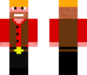 red meaty in a gold hat