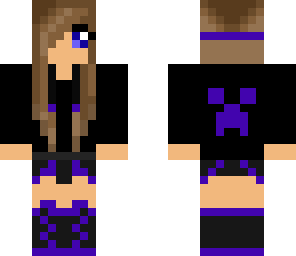 purple creeper girl