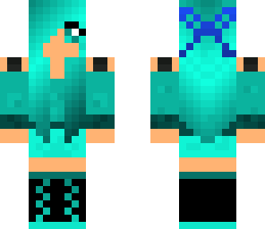 cute blue girl