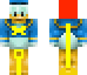 imres donald met een dom hoofd
