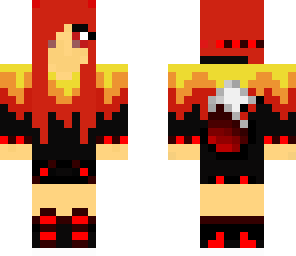fire wolf girl