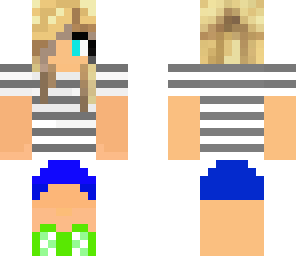 stripe shirt girl