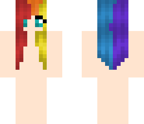 rainbow hair