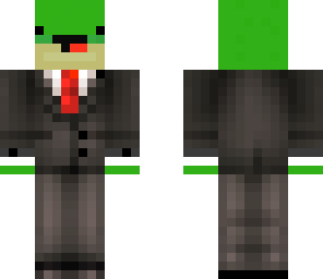 frog in a tux