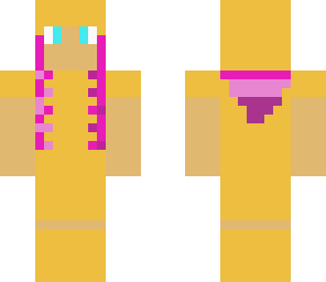 gold armor girl