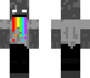 rainbow puking stone monster
