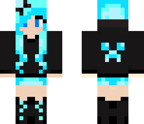 blue creeper hoodie