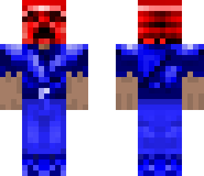 blue red crepper