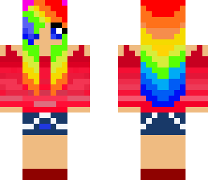 cute rainbow girl