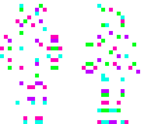 colorful dots