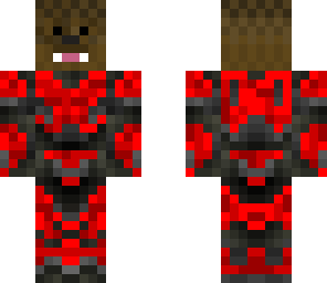 red fluffy