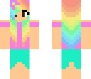 rainbow girl