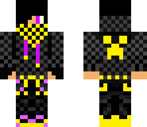 cool yellow and purple man
