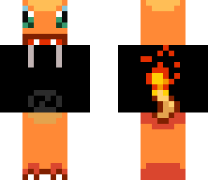 charmander in a hoody