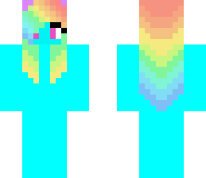 rainbow dash in human form o3o