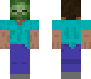 disguised zombie steve