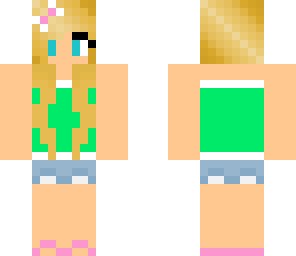 chilling summer girl