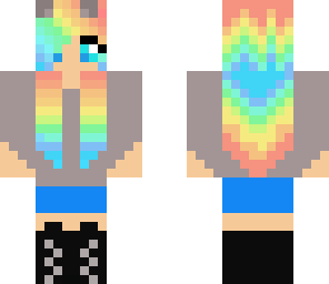 adorable rainbow girl
