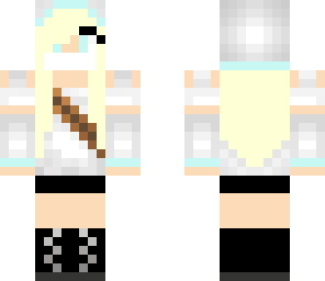 white ninja girl