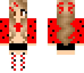 blonde hair ladybug girl