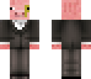 pig with a monical