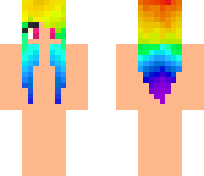 rainbow hair base