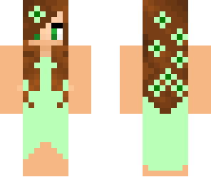 mint green flower girl