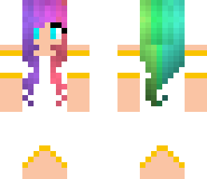 rainbow hair base edit