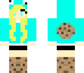 blue cookie girl
