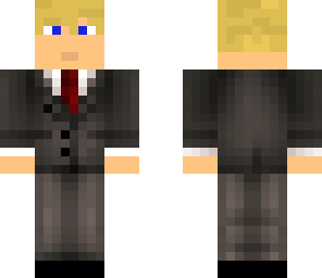blonde with a suit
