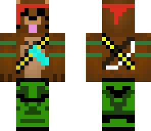 junglewarfarebear with pants