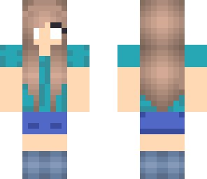 blonde herobrine girl