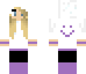 edited purple hoodie girl