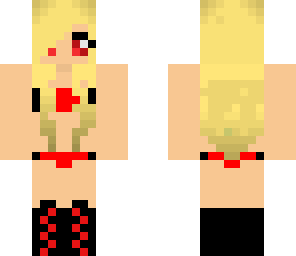 red bikini girl