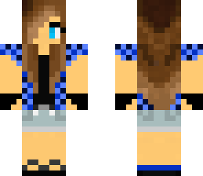 blue nice girl