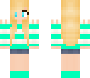 blue blond girl
