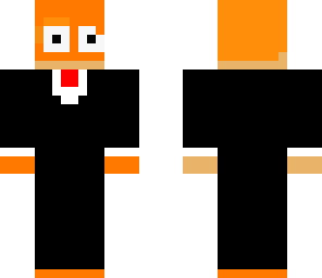 orange in suit