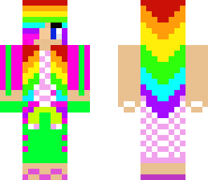 rainbow girl