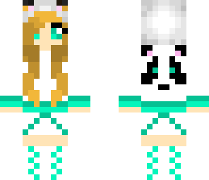 blue panda hat girl
